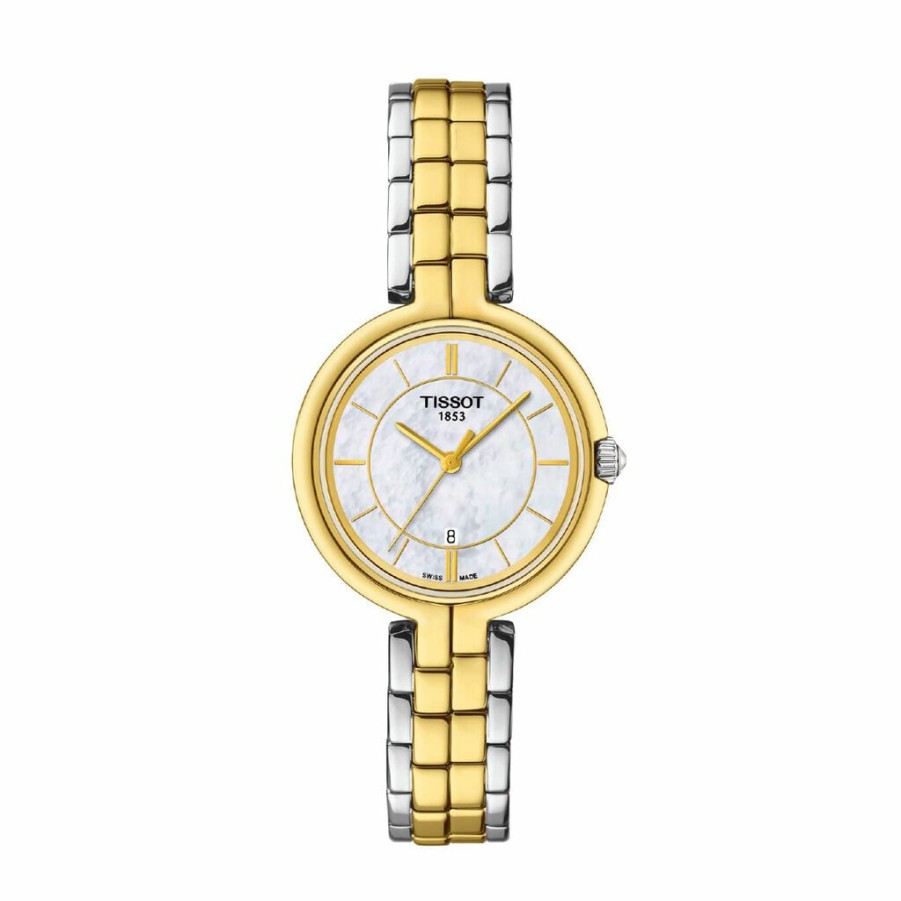 Tissot Tissot Damen Analoguhr Flamingo Mit Edelstahlarmband Bicolor T0942102211101 | Analoguhren