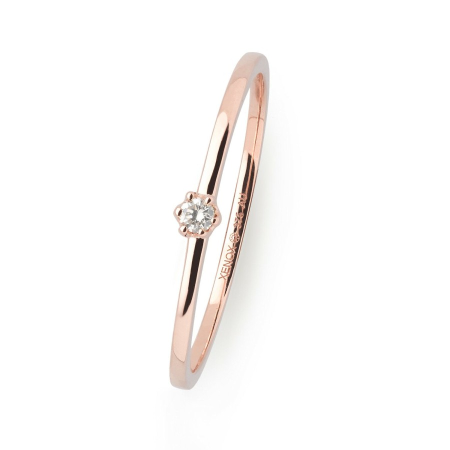 Xenox Xenox Damen Diamant Ring Grose 56 Rosegold Xg4002R/56 | Ringe