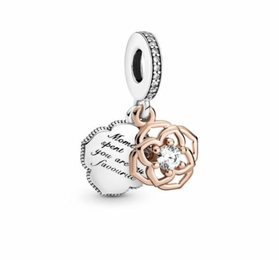 Pandora Pandora Timeless Charm 789373C01 Two-Tone Rose | Charms & Anhanger