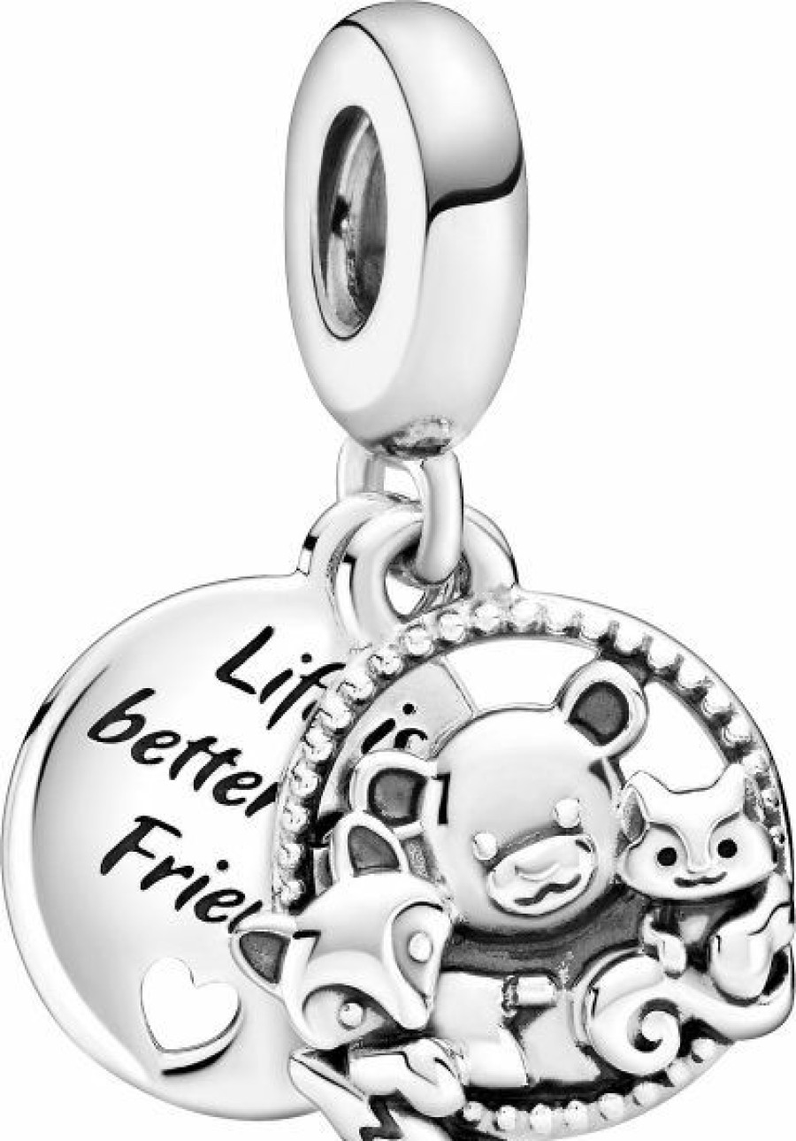 Pandora Pandora Passion Damen Anhanger Forest Friends Silber 799078C00 | Charms & Anhanger