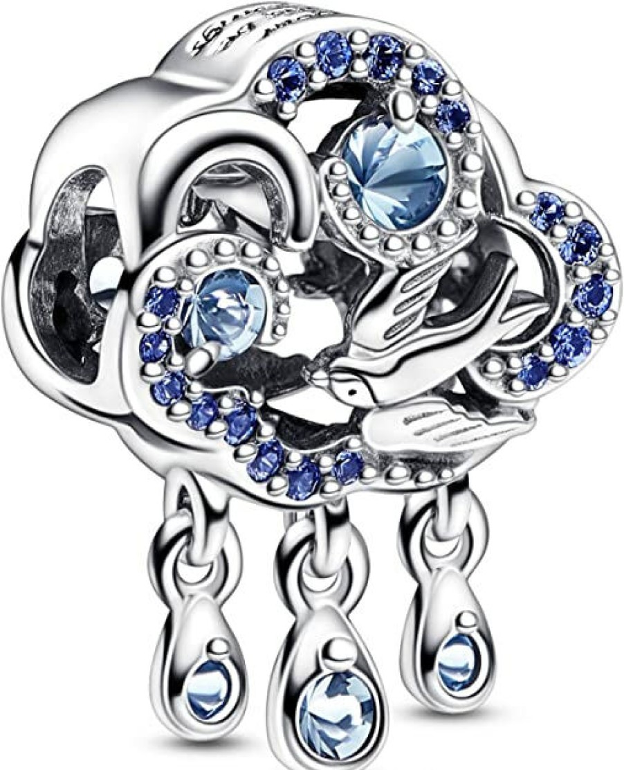 Pandora Charm Pandora Moments 792569C01 Golondrinas Azul | Charms & Anhanger