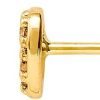 Xenox Xenox Damen 9K 375Er Gelbgold Herz-Ohrstecker Xg9K4002G | Ohrringe