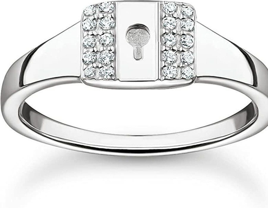 Thomas Sabo Thomas Sabo Damen-Ring Schloss Silber Tr2372-051-14 | Ringe