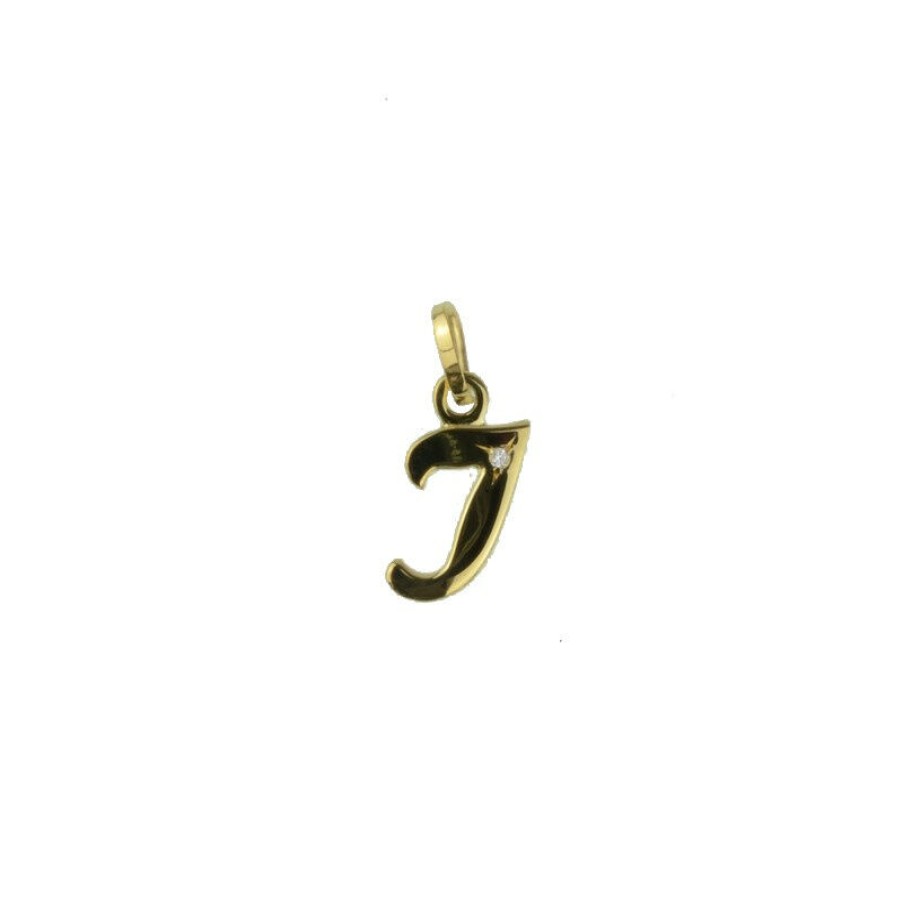 Dein-Juwelier Kollektion Damen Anhanger Buchstabe I Mit Zirkonia Gold 803.1088.1 | Charms & Anhanger