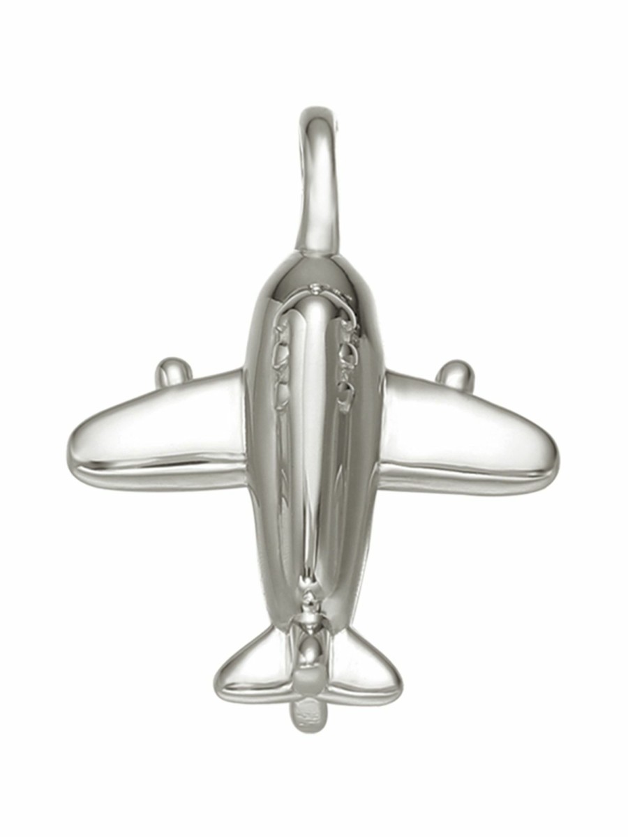 Xenox Xenox Uni Anhanger Flugzeug Silber Xc5244 | Charms & Anhanger