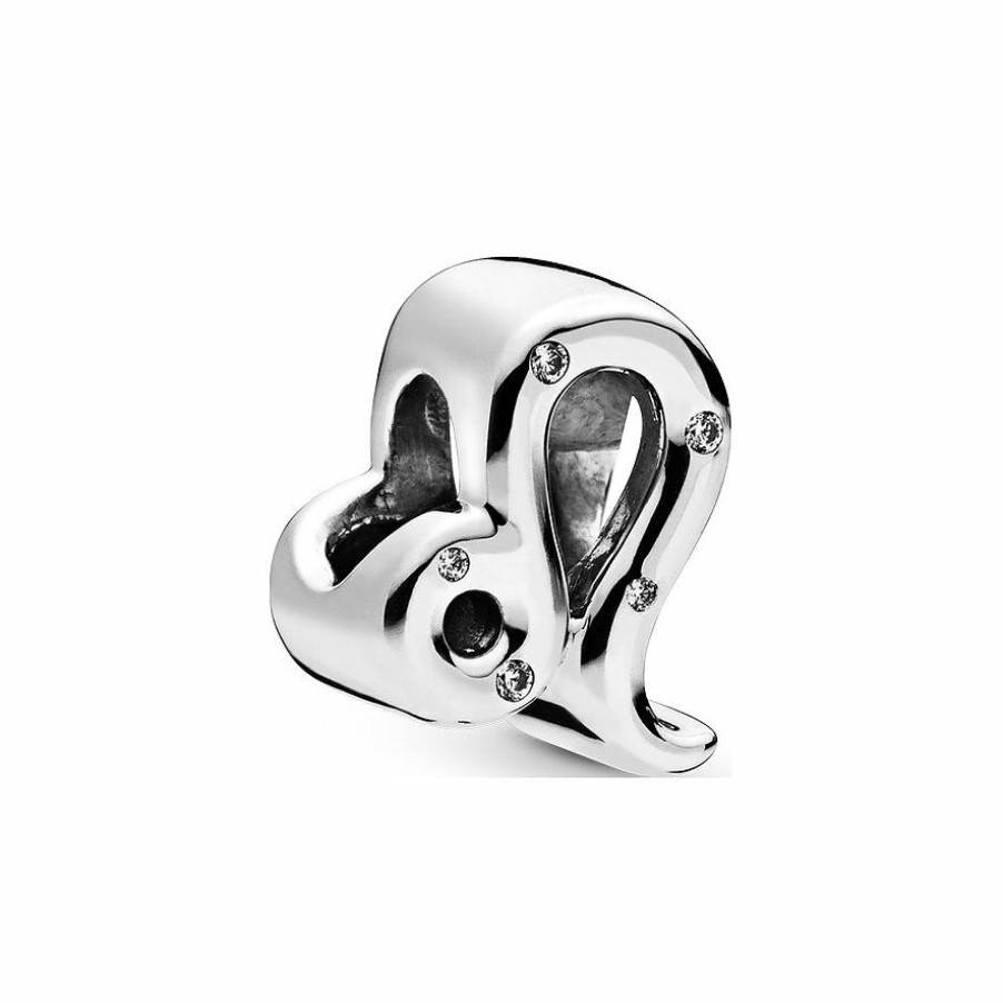 Pandora Pandora Moments Damen Charm Funkelnde Lowe Sternzeichen Silber 798414C01 | Charms & Anhanger