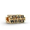 Pandora Pandora Disney Star Wars 3D-Logo Gold 69247C01 | Charms & Anhanger