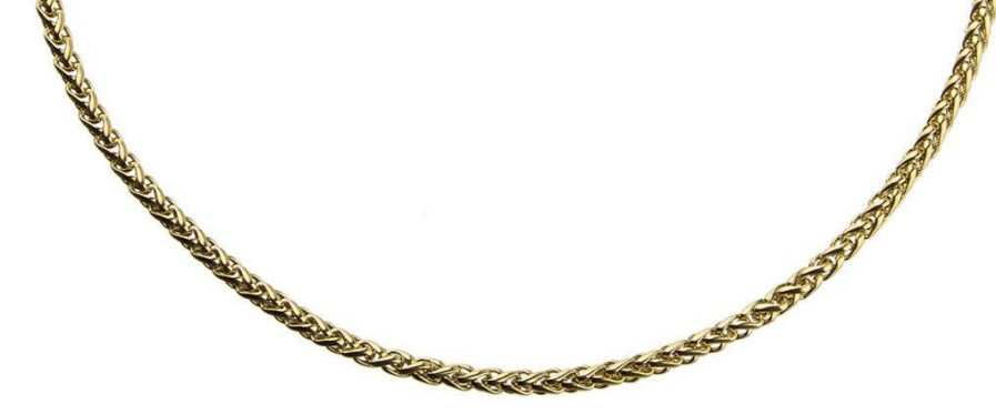 Ernstes Design Ernstes Design Damen Halskette Kopfkette Collier 50Cm Gold Ak11-50 | Halsketten