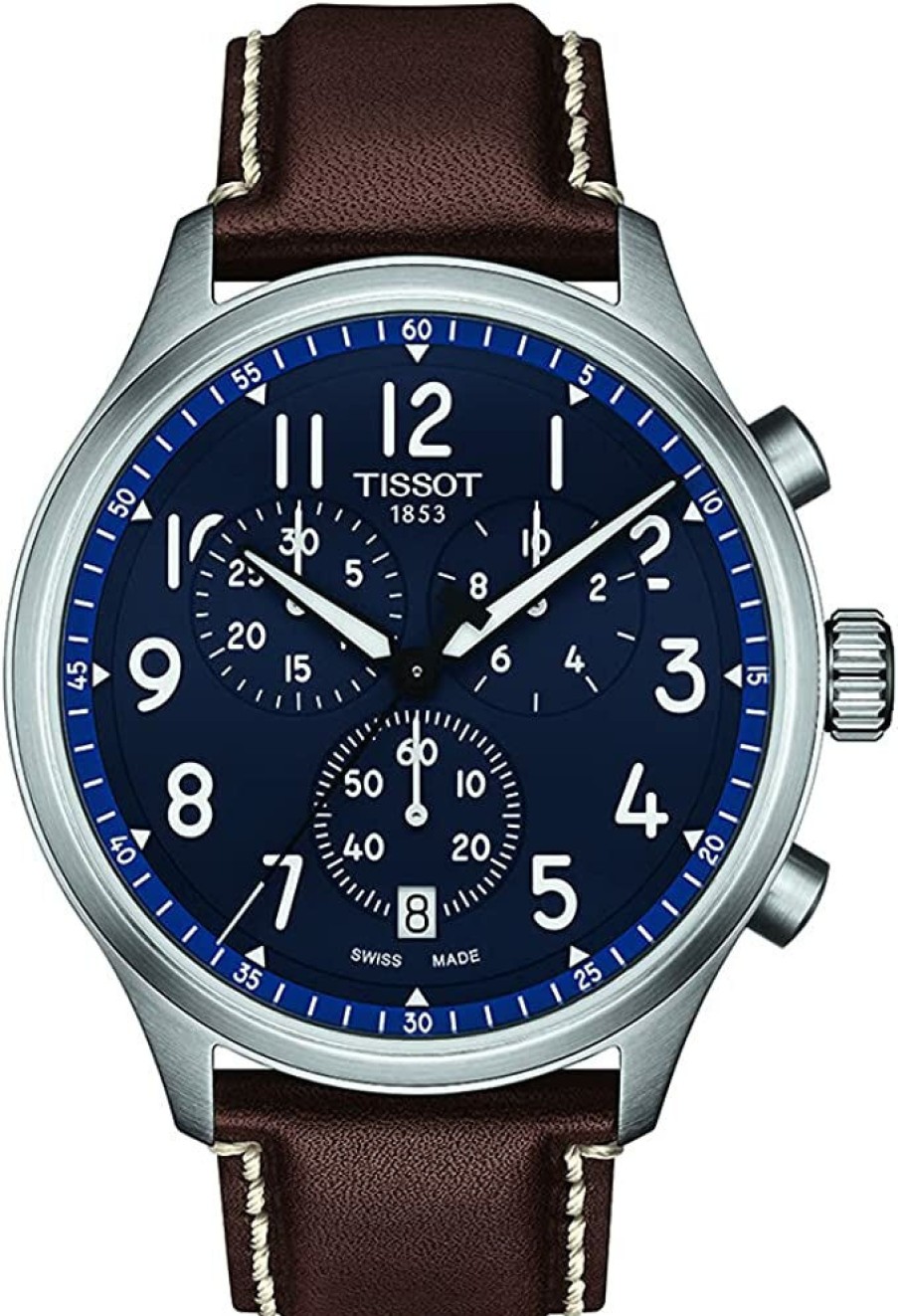 Tissot Tissot Herren Chronograph Watch Chrono Xl Vintage Blue T116.617.16.042.00 | Chronographen