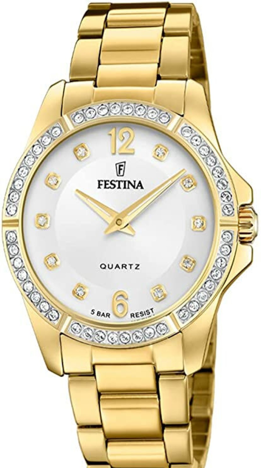 Festina Festina Damen Uhr F20596/1 Edelstahl, Zirkonia | Analoguhren