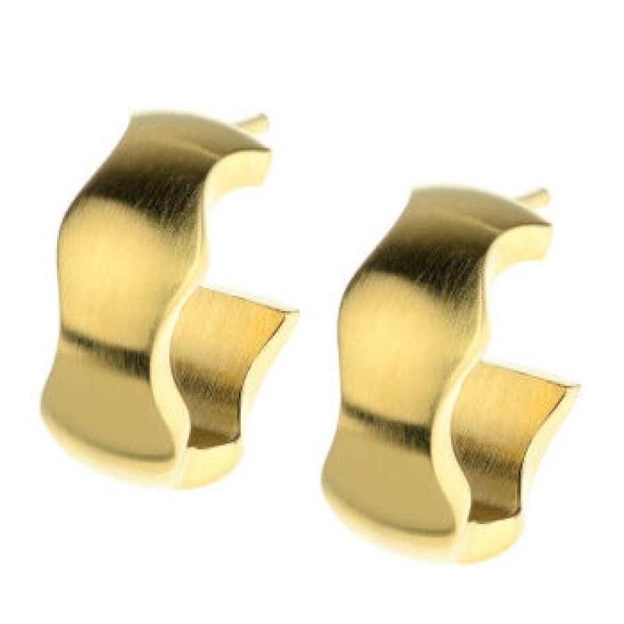 Ernstes Design Ernstes Design Damen Ohrstecker Gold E581 | Ohrringe