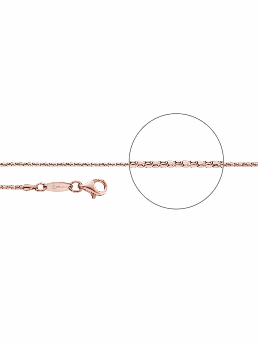 Der Kettenmacher Der Kettenmacher Uni Koreaner Kette 45 Cm Rosegold C1-45R | Halsketten