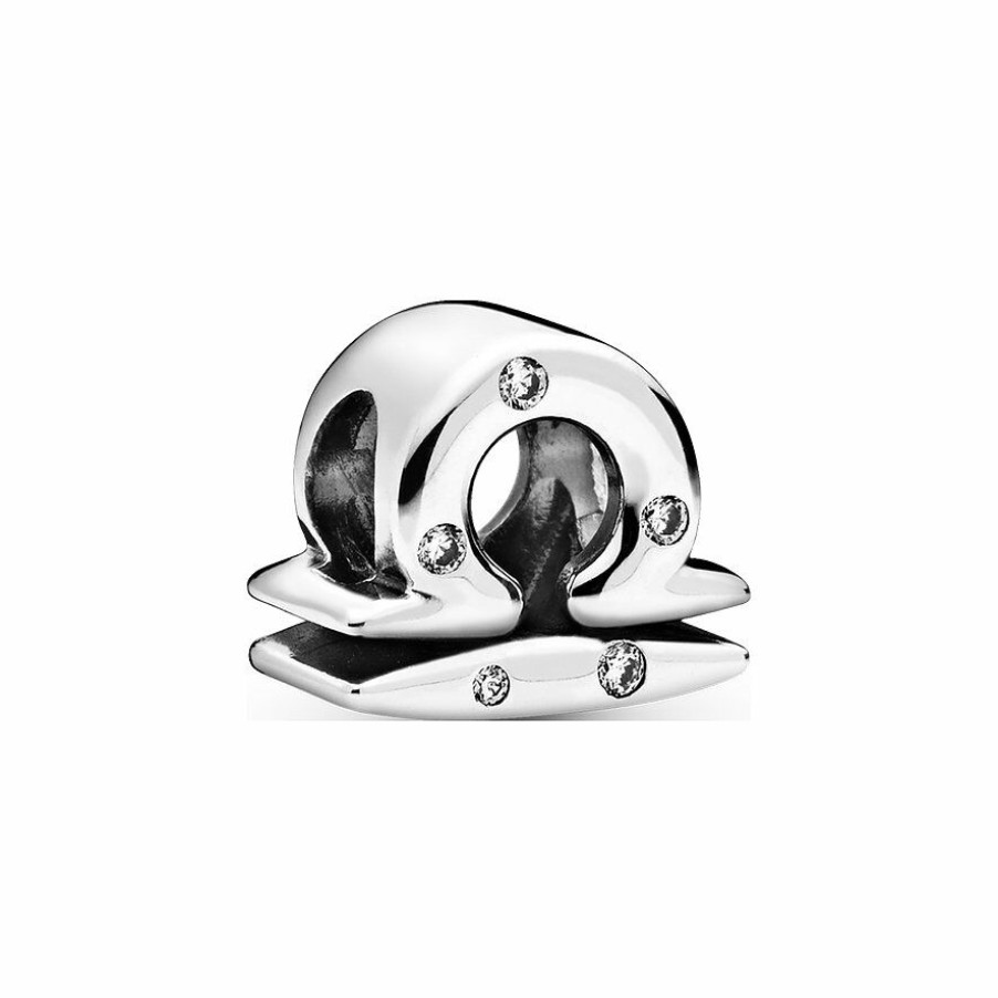 Pandora Pandora Moments Charm Funkelnde Waage Sternzeichen Silber 798424C01 | Charms & Anhanger