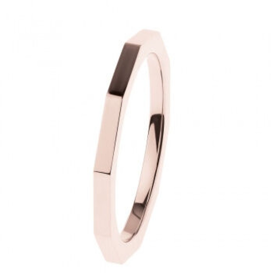 Ernstes Design Ernstes Design Damen Evia-Ring Grose 55 Rosegold R486-55 | Ringe