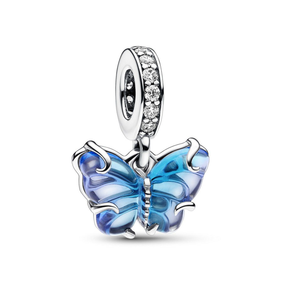 Pandora Pandora Moments Damen Charm Blauer Murano-Glas 792698C01 | Charms & Anhanger