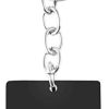 SK Basics Sk Basics Uni Schlusselanhanger Mit Gravurplatte Schwarz 5090006-004 | Charms & Anhanger