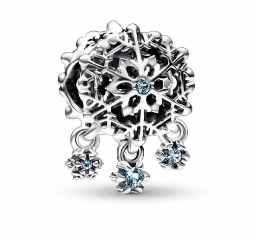 Pandora Pandora Charm Mixed Blue Kristallen 792367C01 | Charms & Anhanger