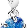 Pandora Pandora Damen Anhanger Charm Blauer Stein 792614C01 | Charms & Anhanger