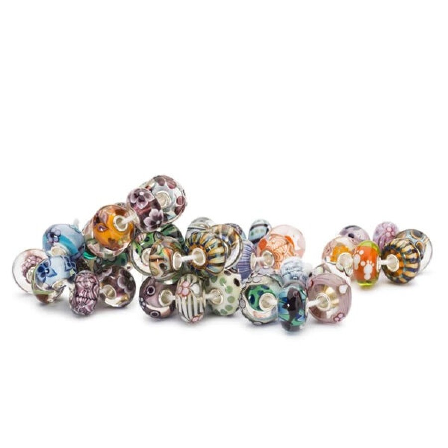 Trollbeads Trollbeads Damen Anhanger Charm Unique Glass Set Mehrfarbig Tglbe-20299 | Charms & Anhanger