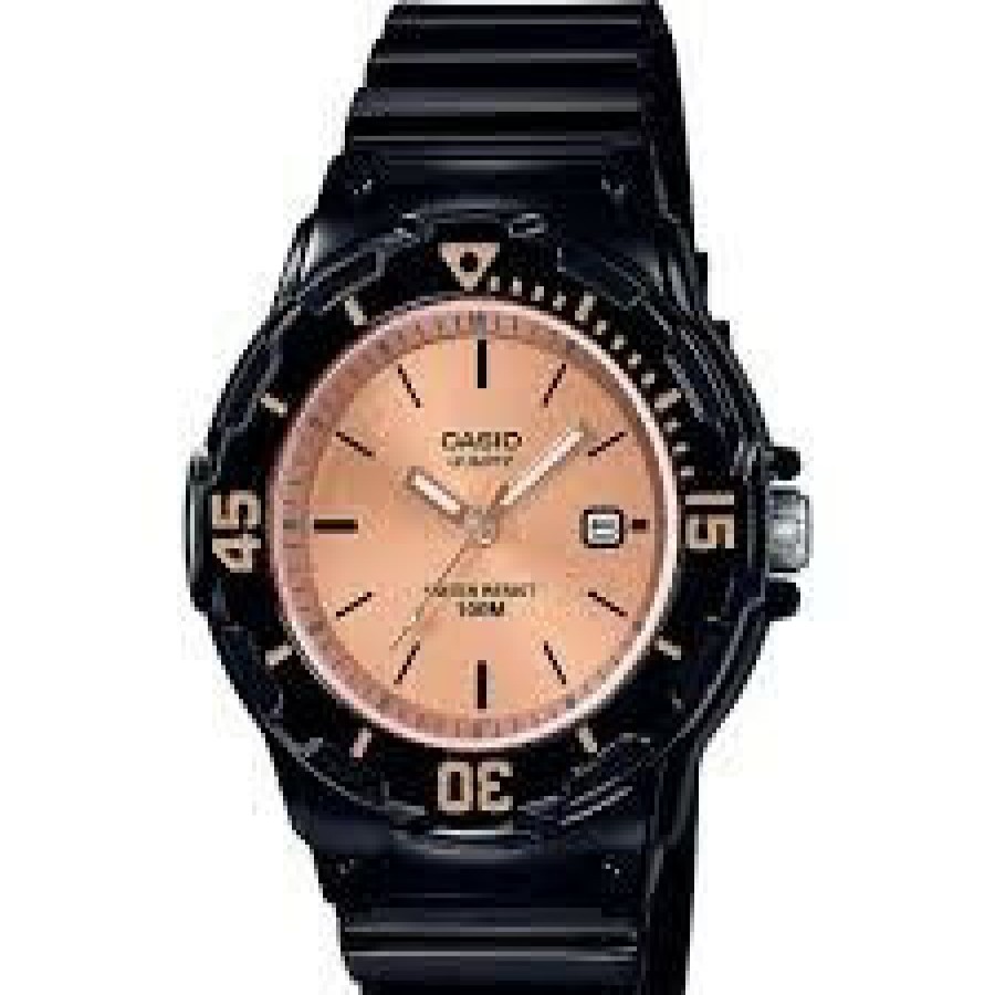 Casio Casio Damen Analoguhr Mir Kunststoffarmband Schwarz Lrw-200H-9E2Vef | Analoguhren