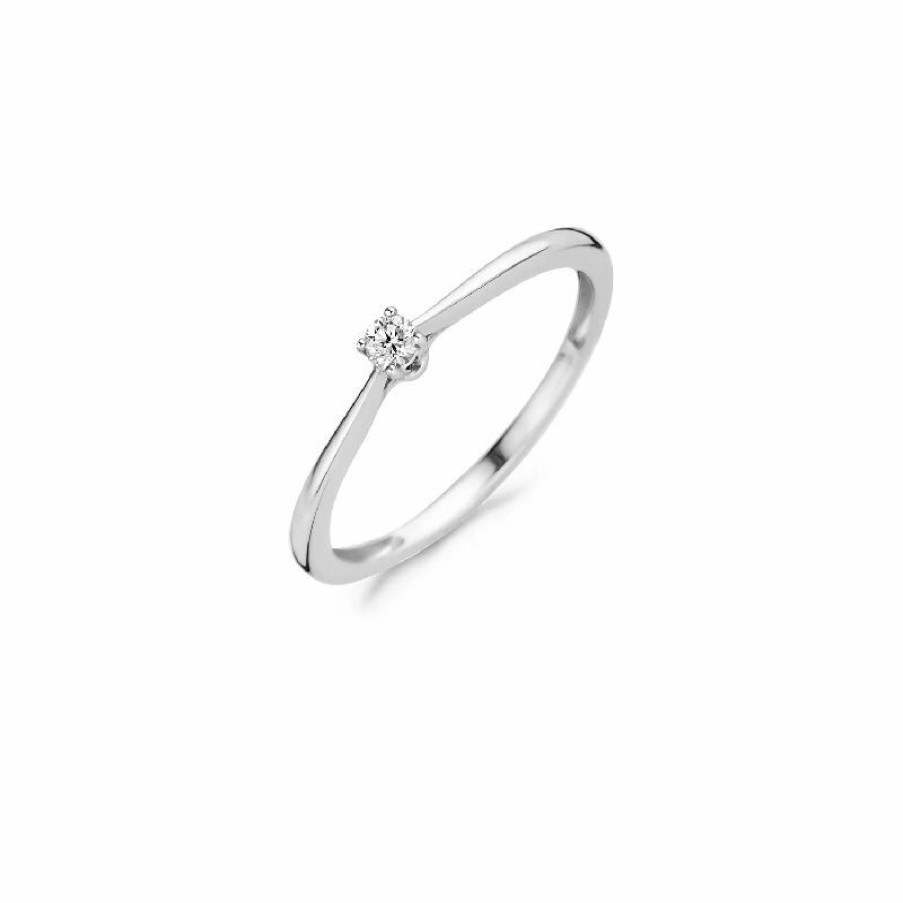 Blush Blush Damen Diamant Ring 0.06Ct Grose 52 585Er Weisgold 1621Wdi/52 | Ringe