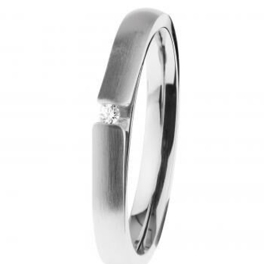 Ernstes Design Ernstes Design Damen Diamant Ring Grose 55 Silber R504-55 | Ringe