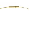 Ernstes Design Ernstes Design Damen Halsreif 2-Fach Collier 45Cm Gold Ds2C-Gg-45 | Halsketten