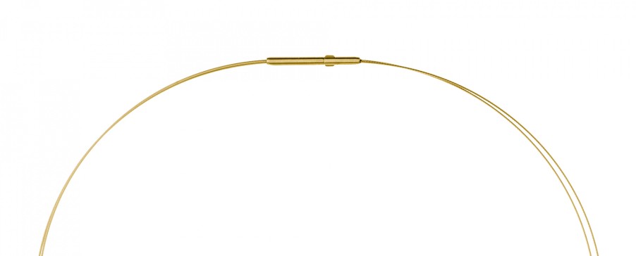 Ernstes Design Ernstes Design Damen Halsreif 2-Fach Collier 45Cm Gold Ds2C-Gg-45 | Halsketten