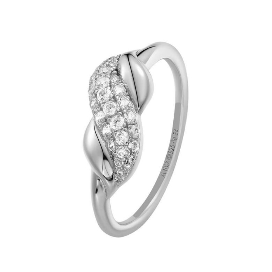 Xenox Xenox Damen Ring Zirkonia Twinkle Grose 54 Silber Xs91325/54 | Ringe