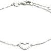 Xenox Xenox Damen Armband Mit Herz Anhanger Silber Xg4207 | Armbander