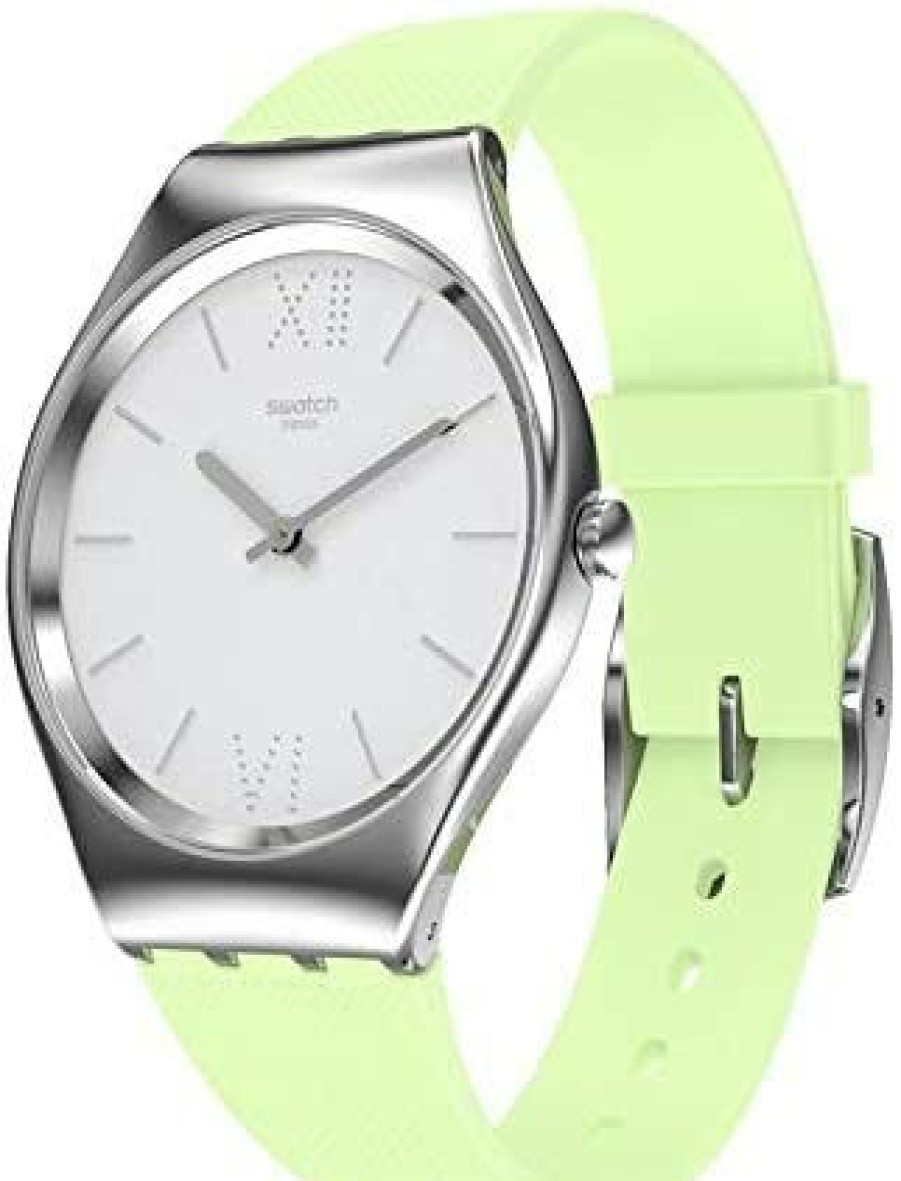 Swatch Swatch Damen Analoguhr Skin Aloe Grun Syxs125 | Analoguhren