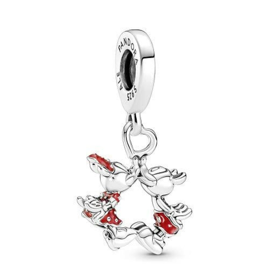 Pandora Pandora Disney "Mickey Mouse & Minnie Mouse Kuss" 790075C01 | Charms & Anhanger