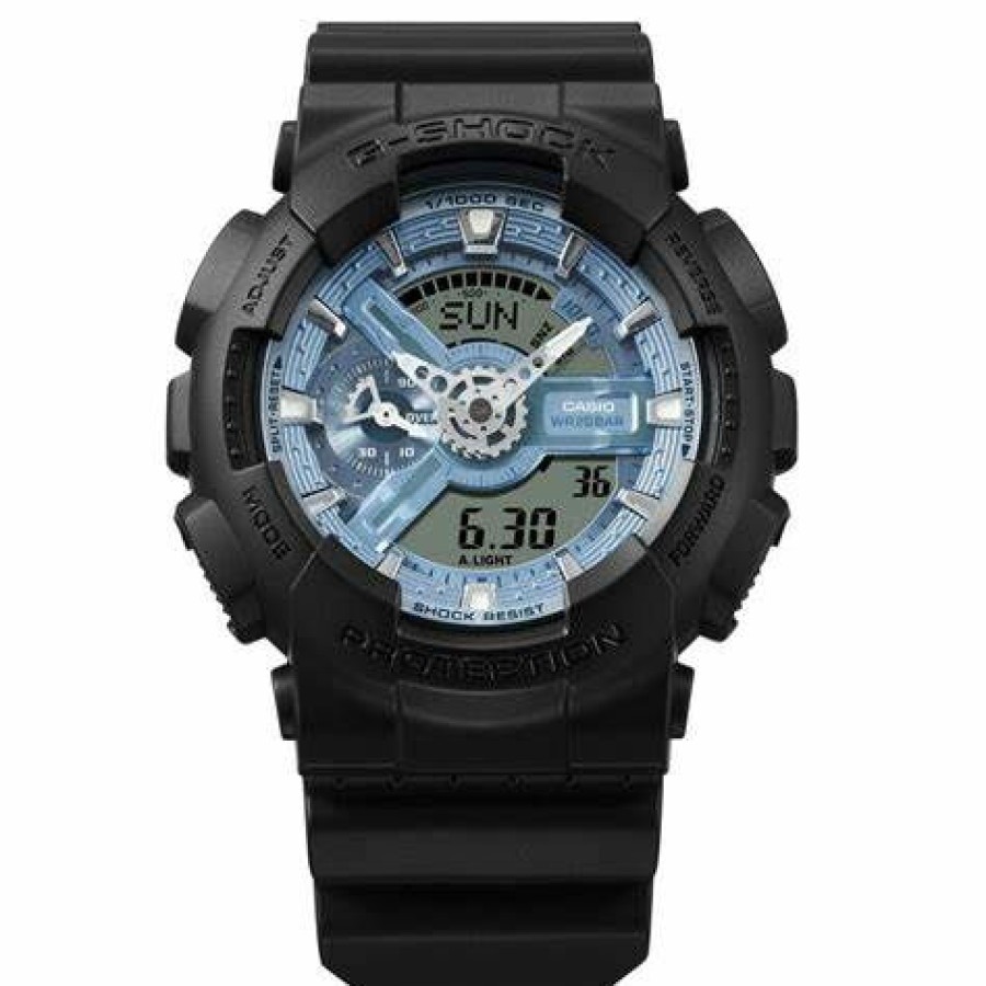 Casio G-Shock Herren Digitaluhr Mit Resinband Schwarz Ga-110Cd-1A2Er | Digitaluhren