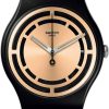 Swatch Swatch Damen Analoguhr New Gent Bio Clear Sign Schwarz So32B116 | Analoguhren