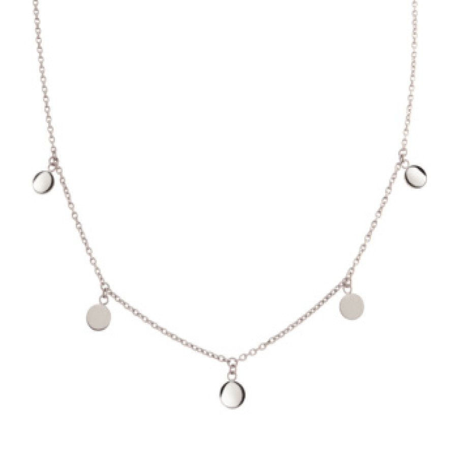 Boccia Boccia Damen Halskette Plattchen Collier Silber 08064-01 | Halsketten