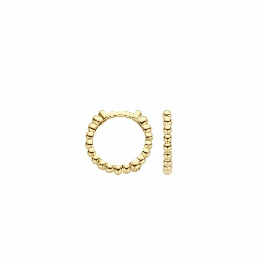 Blush Blush Damen Kugel Creolen O 11.7Mm 585Er Gold 7264Ygo | Ohrringe