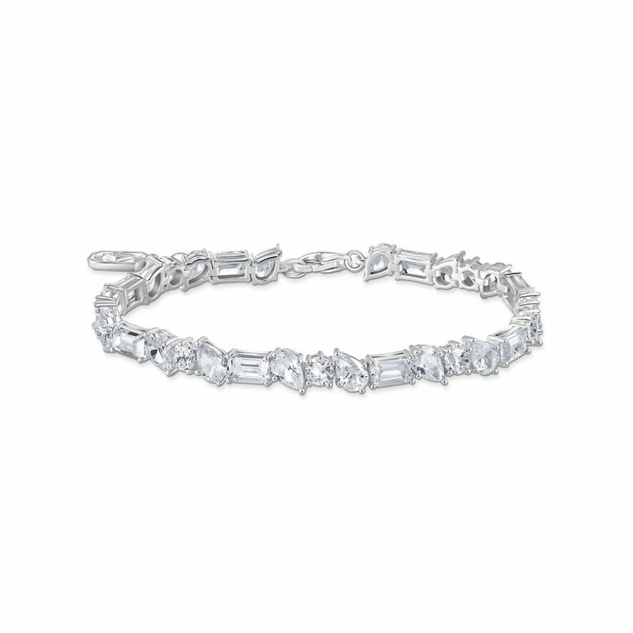 Thomas Sabo Thomas Sabo Damen Zirkonia Armband 17Cm Silber A2140-051-14-L19V | Armbander