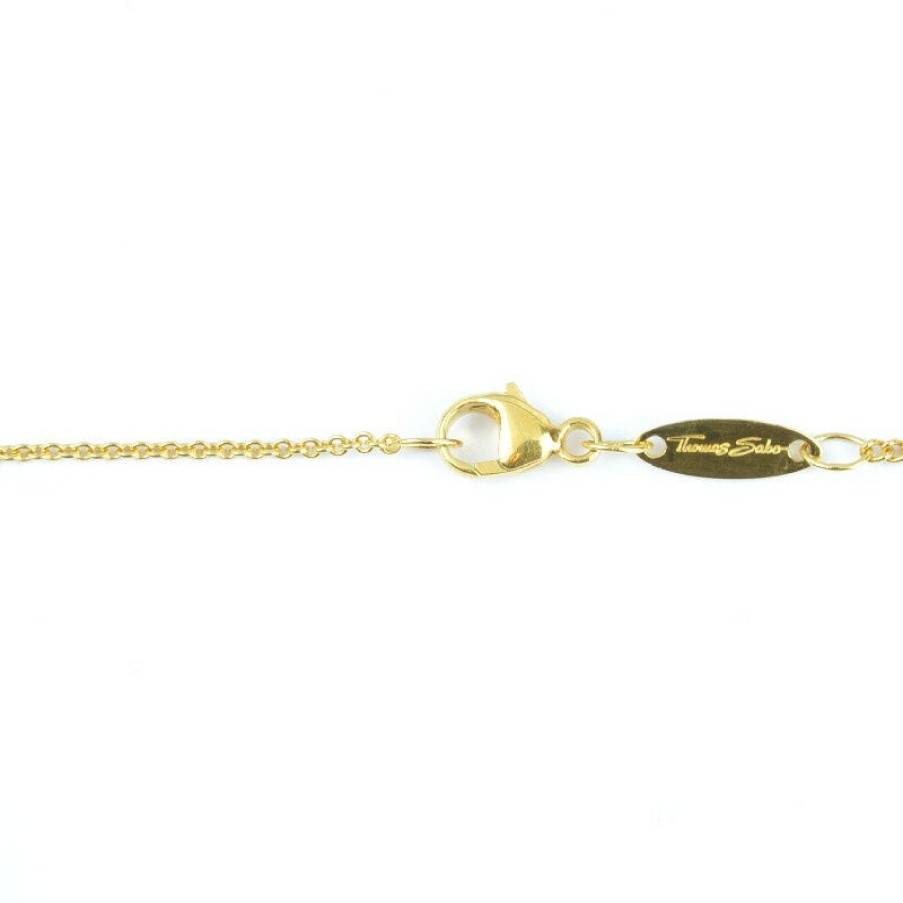 Thomas Sabo Thomas Sabo Damen Halskette Anker Kette 42Cm Gold Kette Sabo Mix | Halsketten