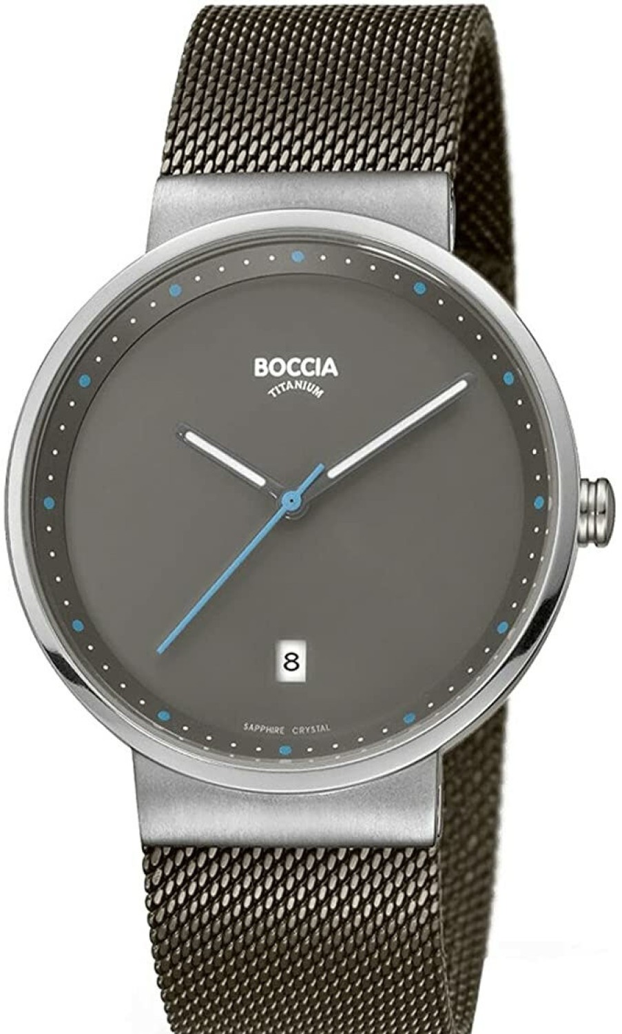 Boccia Boccia Titanium Herren Armbanduhr Grau 3615-01 | Analoguhren