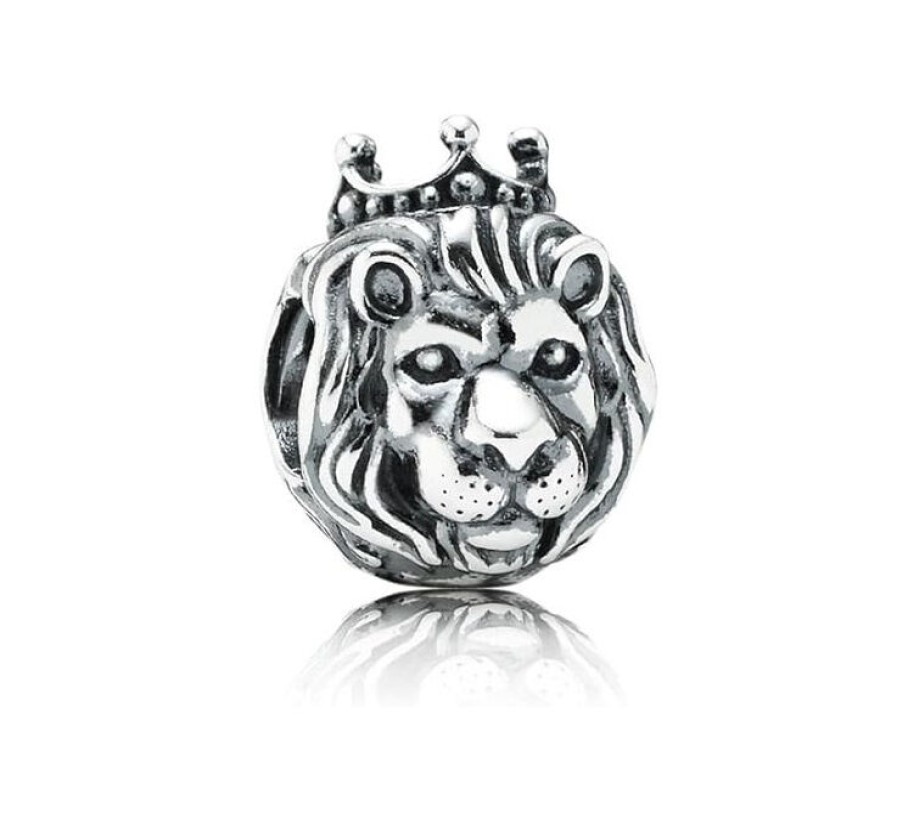 Pandora Pandora Damen Charm King Of Jungle Anhanger Silber 790288 | Charms & Anhanger