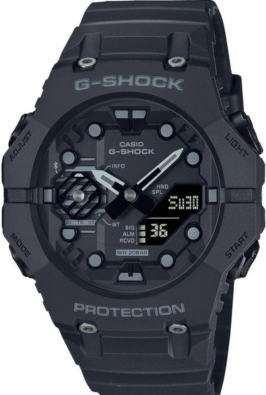 Casio Casio G-Shock Herrenuhr Digital/Analog Silber Ga-B001-1Aer | Analoguhren