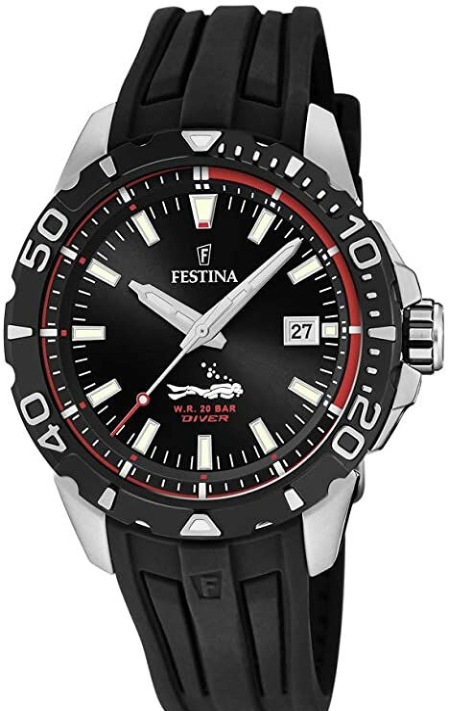 Festina Festina F20462/2 The Originals Diver Herrenuhr 44Mm 20Atm | Analoguhren