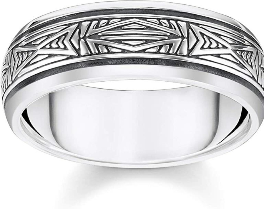 Thomas Sabo Thomas Sabo Uni Ring Ornamente Silber Tr2277-637-21 | Ringe