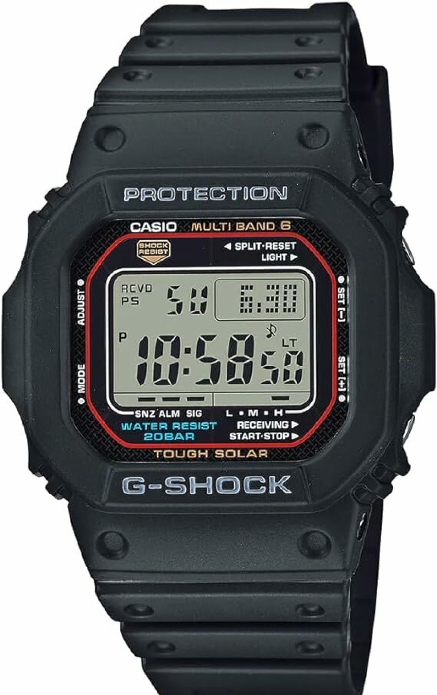 G-Shock G-Shock Herren Digitaluhr Solar Mit Kunststoffarmband Gw-M5610U-1Er | Digitaluhren