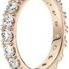 Pandora Pandora Timeless Rose Ring "Funkelnde Reihe" 14K Rosevergoldet 180050C01 54 | Ringe