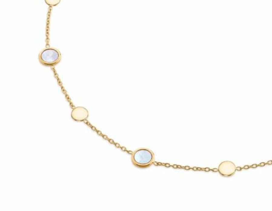 Boccia Boccia Damen-Collier Titan Gold 08056-02 | Halsketten