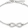 Thomas Sabo Thomas Sabo Damen Armband Mit Zirkonia Infinity Charm Silber Sca150000 | Armbander