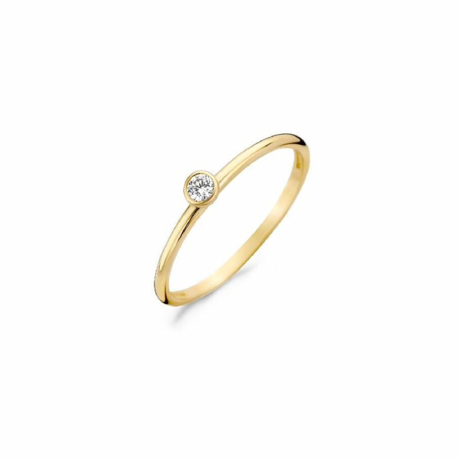 Blush Blush Damen Zirkonia Ring Grose 54 585Er Gold 1198Yzi/54 | Ringe