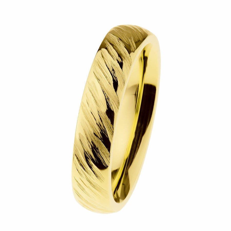 Ernstes Design Ernstes Design Damen Ring Evia Breit Grose 55 Gold R537-55 | Ringe