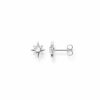 Thomas Sabo Thomas Sabo Sch150338 Ohrstecker - Silber + Zirkonia - Weis - Stern - | Ohrringe